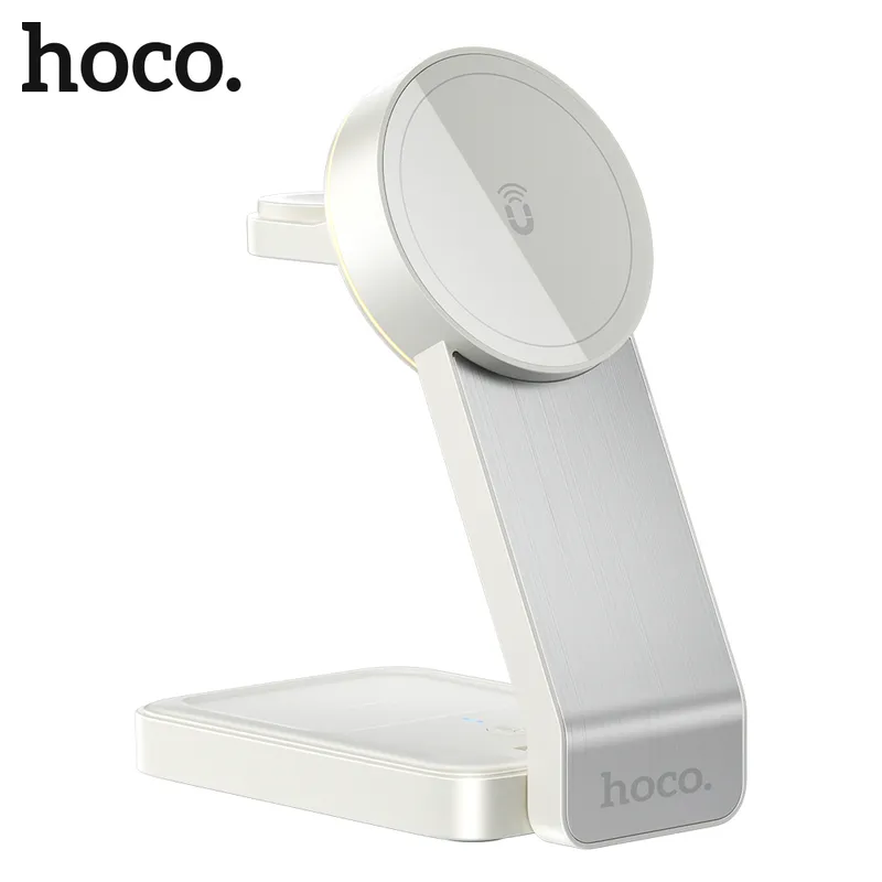 Đế sạc không dây 3 trong 1 Hoco CQ3, ảnh 2