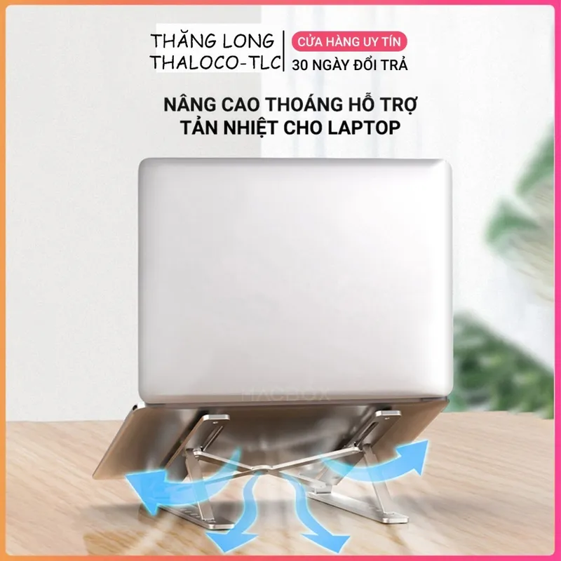 Giá đỡ tản nhiệt laptop nhôm N3 gấp gọn, ảnh 4