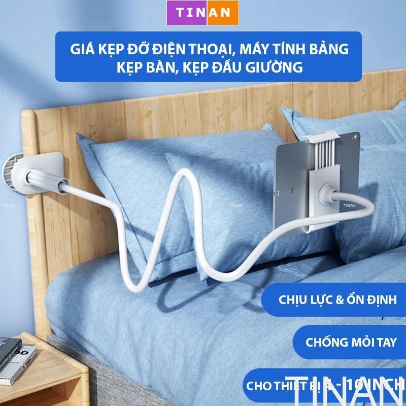 Giá kẹp điện thoại, máy tính bảng cần uốn dẻo, ảnh 2