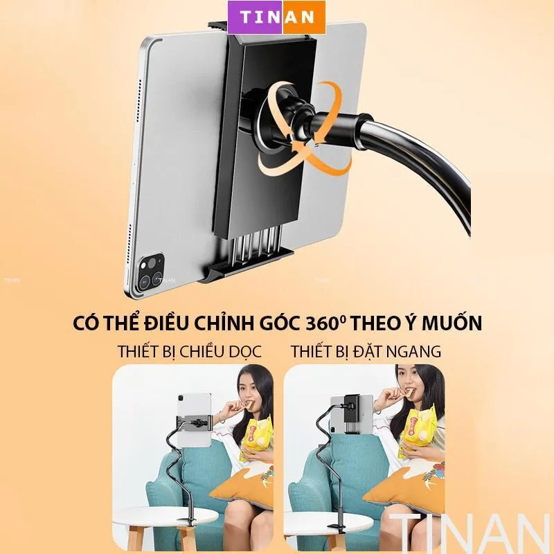 Giá kẹp điện thoại, máy tính bảng cần uốn dẻo, ảnh 3