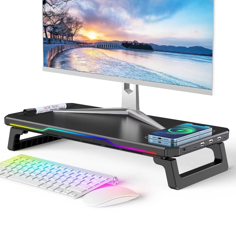 Kệ màn hình BT109 sạc không dây, LED RGB