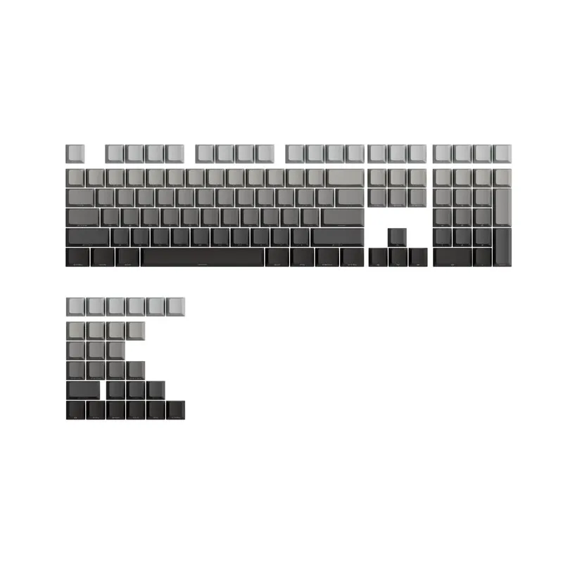 Bộ keycap Veekos Black Gradient PBT Double-Shot Cherry profile 135 nút