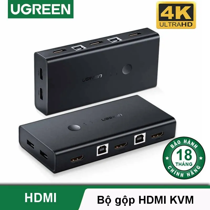 Bộ gộp HDMI KVM Ugreen CM200 50744