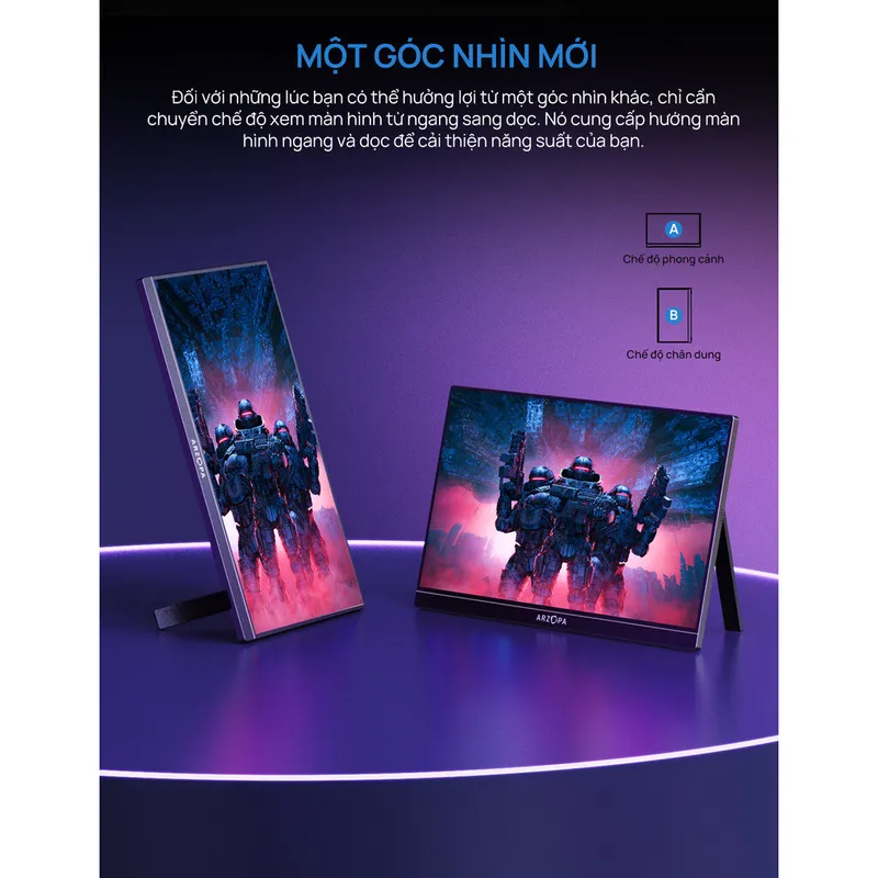 Màn hình di động Arzopa Z1FC 16.1 inch Full HD IPS 144Hz, ảnh 3