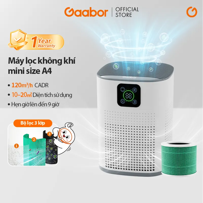 Máy lọc không khí để bàn Gaabor AP-T01A
