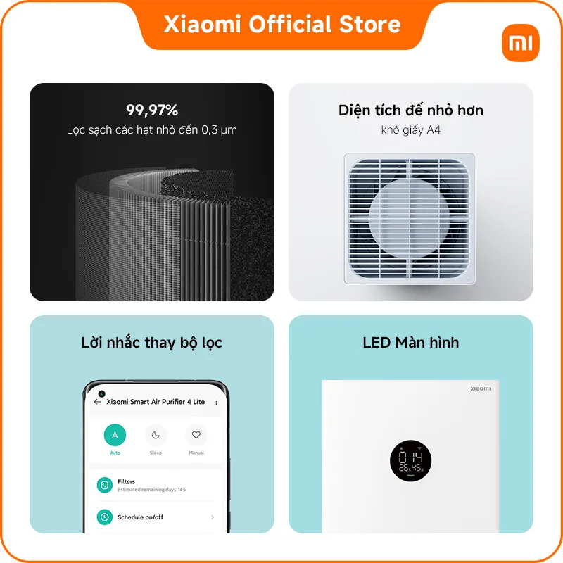 Máy lọc không khí Xiaomi Smart Air Purifier 4 Lite, ảnh 2