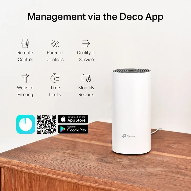 Wi-Fi Mesh TP-Link Deco E4 AC1200 (1 cái), ảnh 3