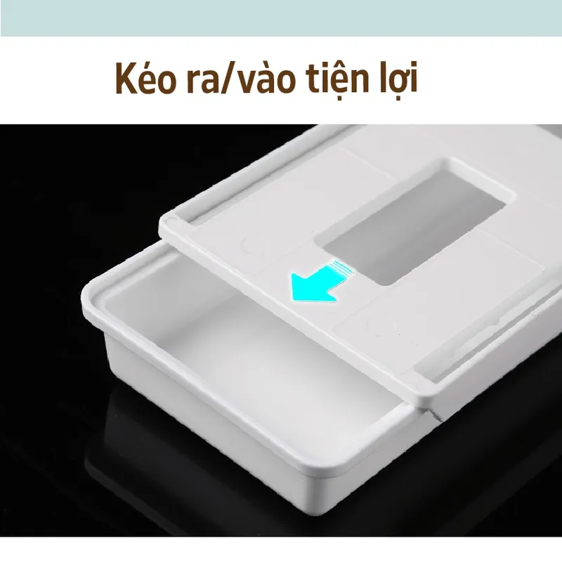 Ngăn kéo dán dưới bàn NK1 nhựa ABS, ảnh 3