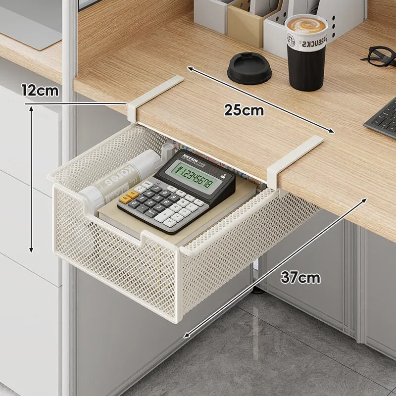 Ngăn kéo treo dưới bàn WUBUWEI móc mép bàn, ảnh 4