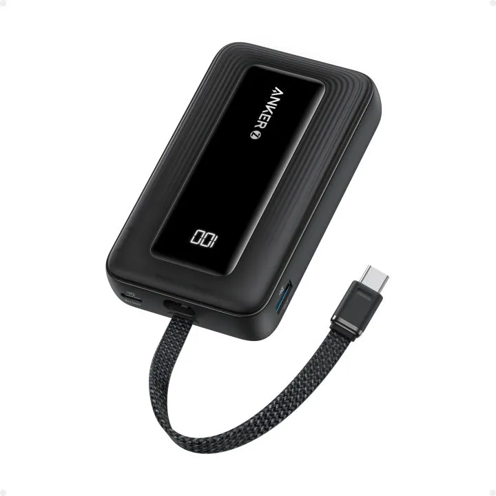 Sạc dự phòng Anker Zolo A1688 10.000mAh 30W (tích hợp cáp USB-C)
