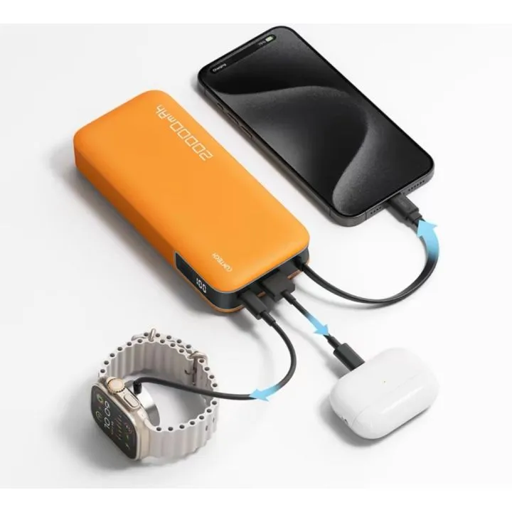 Sạc dự phòng Cuktech PB200N 20.000mAh 55W (tích hợp cáp USB-C)