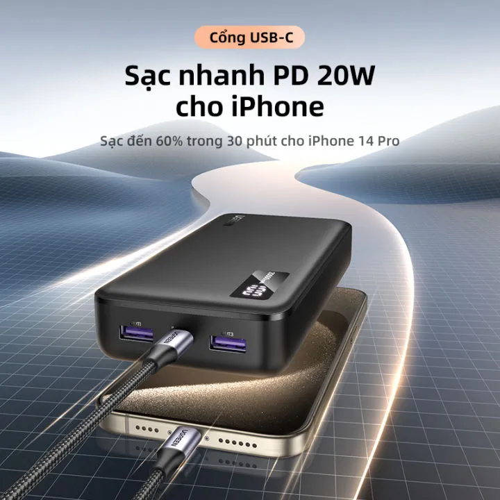 Sạc dự phòng Ugreen PB312 20.000mAh 20W (25683), ảnh 2