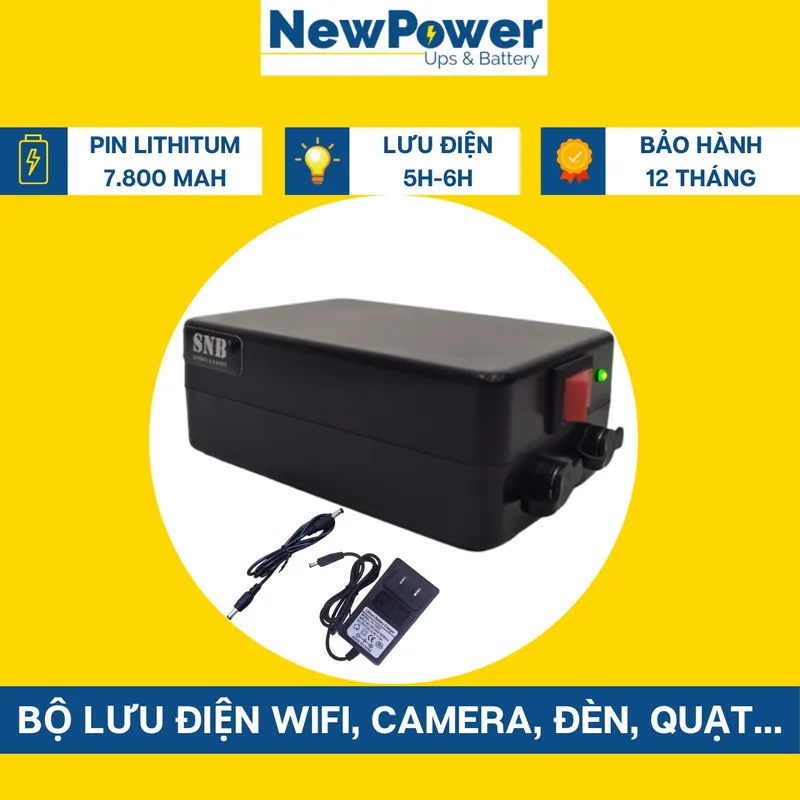 Bộ lưu điện mini 12V SNB1226 (3 cell 18650)